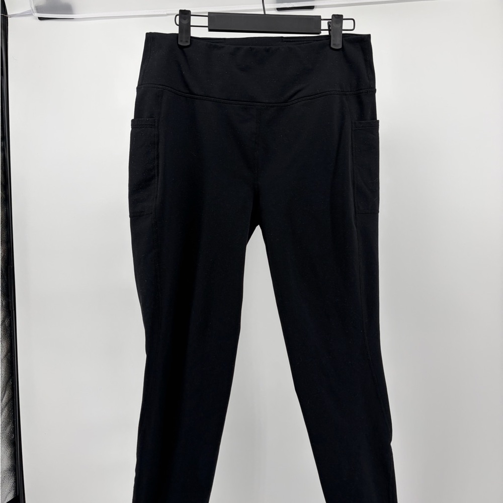Willit Women's Black Yoga Pants, Size‎ L